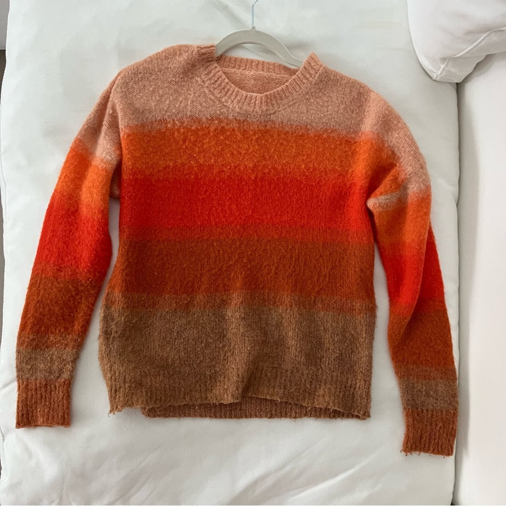 Isabel Marant Etoile Drussell Pullover in Apricot Orange 36